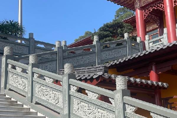 常德市大连古建仿古石栏杆定制 案例四